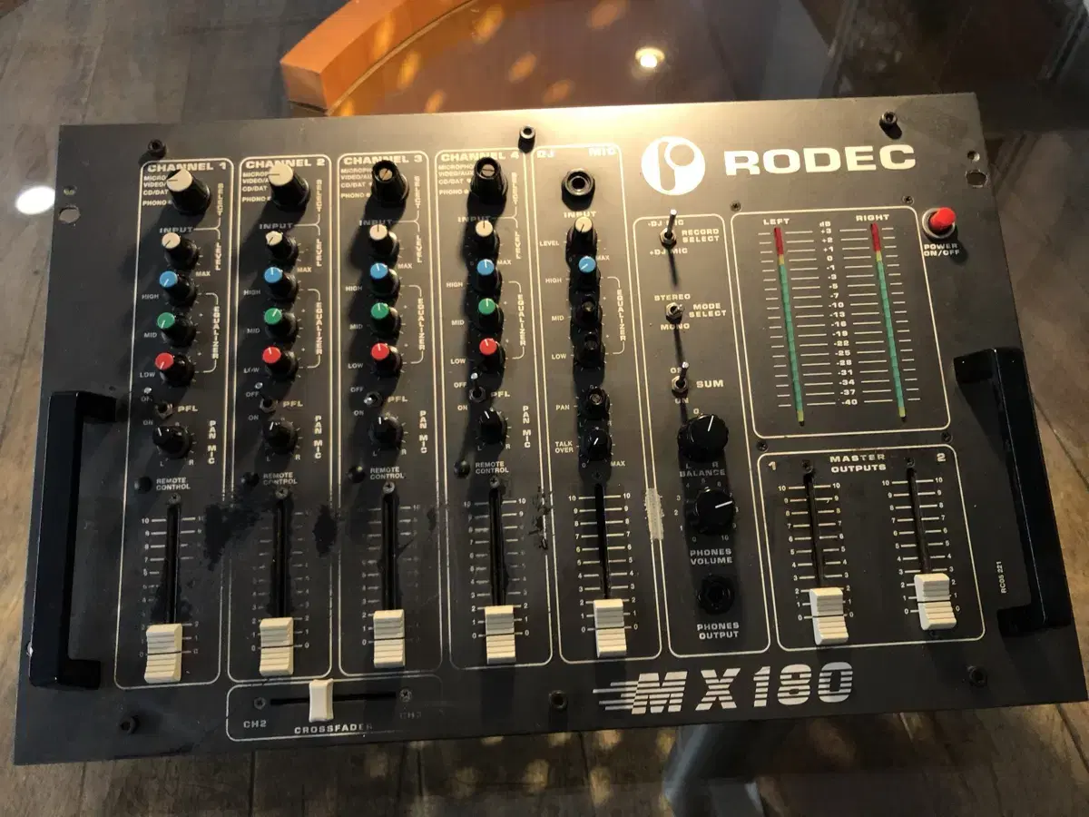 로덱 Rodec mx180 mixer 디제이 믹서 판매